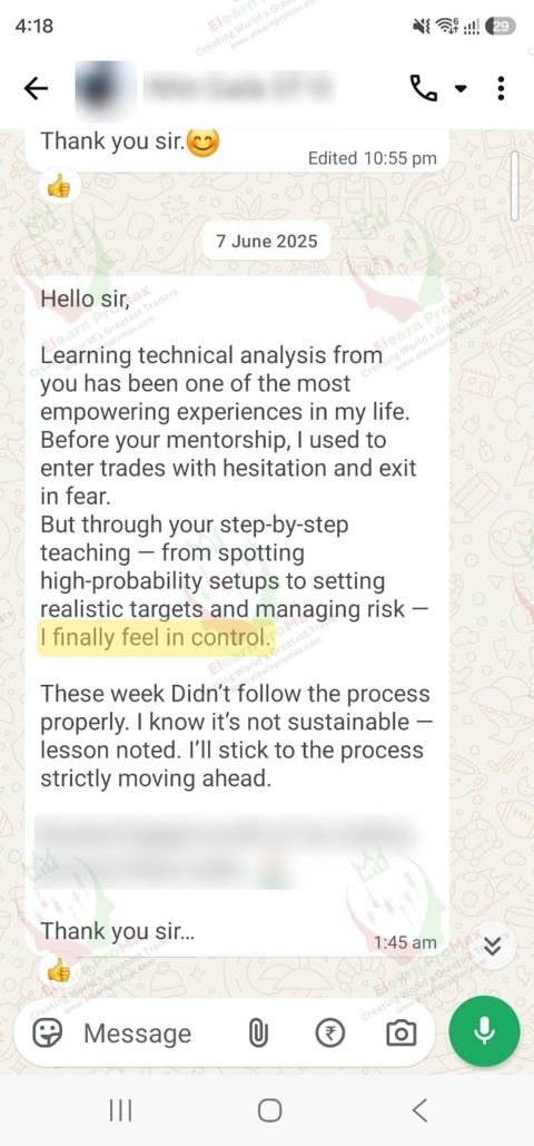 Participant transformation story 1