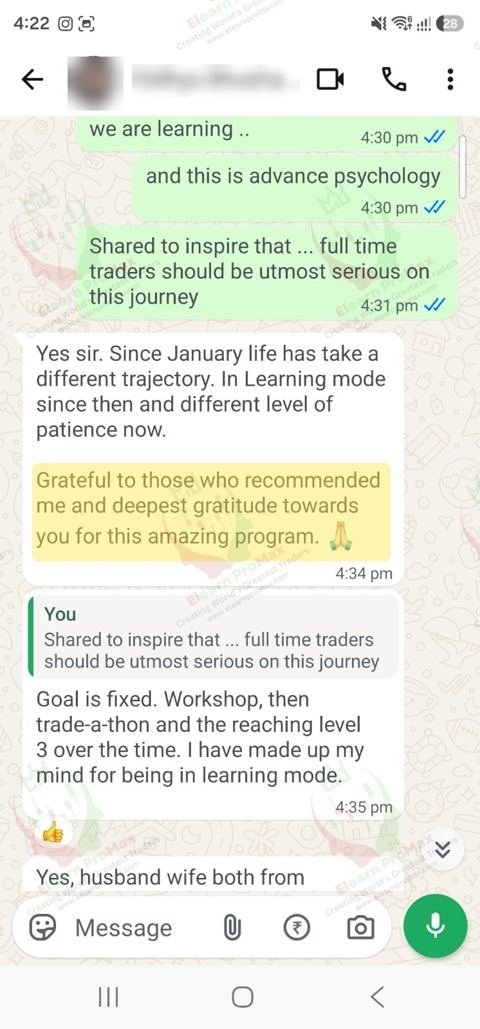 Participant transformation story 4